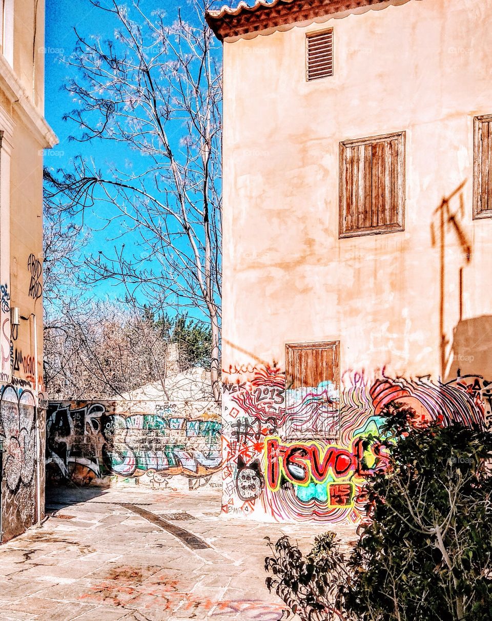 Athens plaka old town