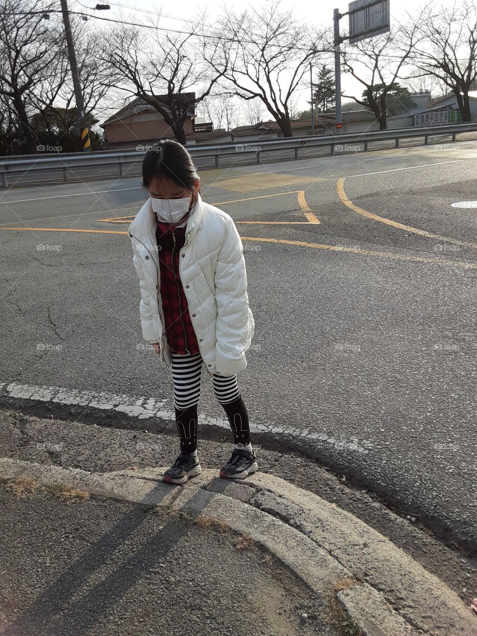 just walking around to relax