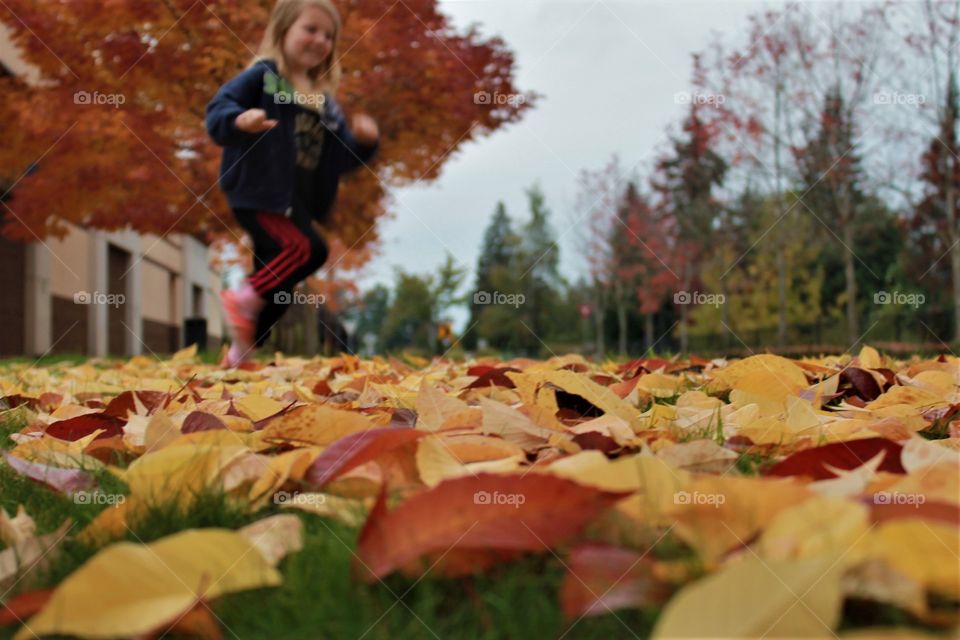 Running in the leaves