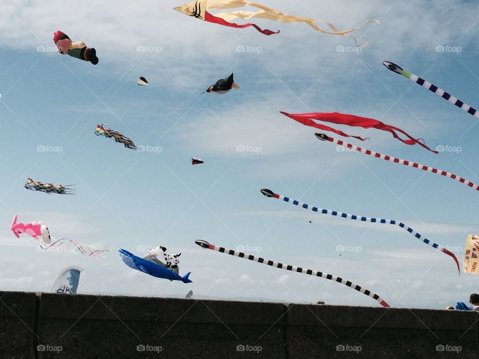 John Smalley . Kite festival. Morcambe beach  
