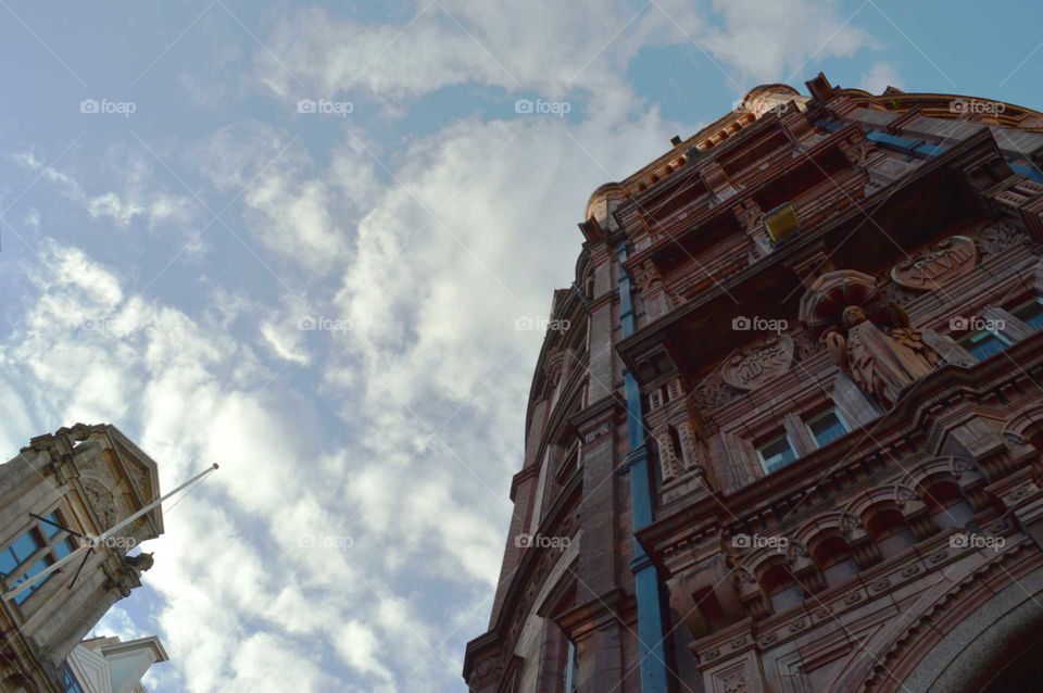 English architecture looking up