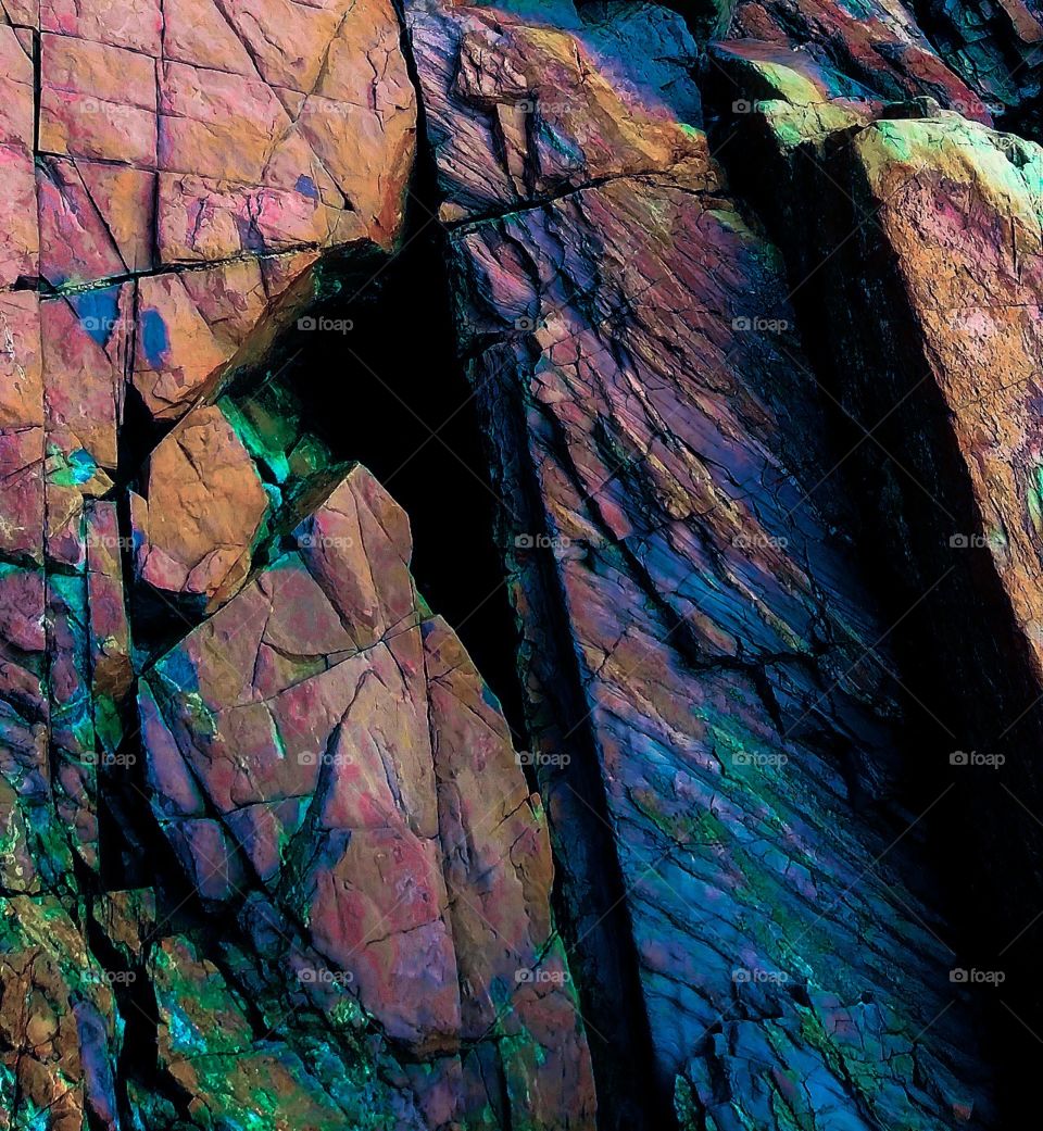 rocks of colors