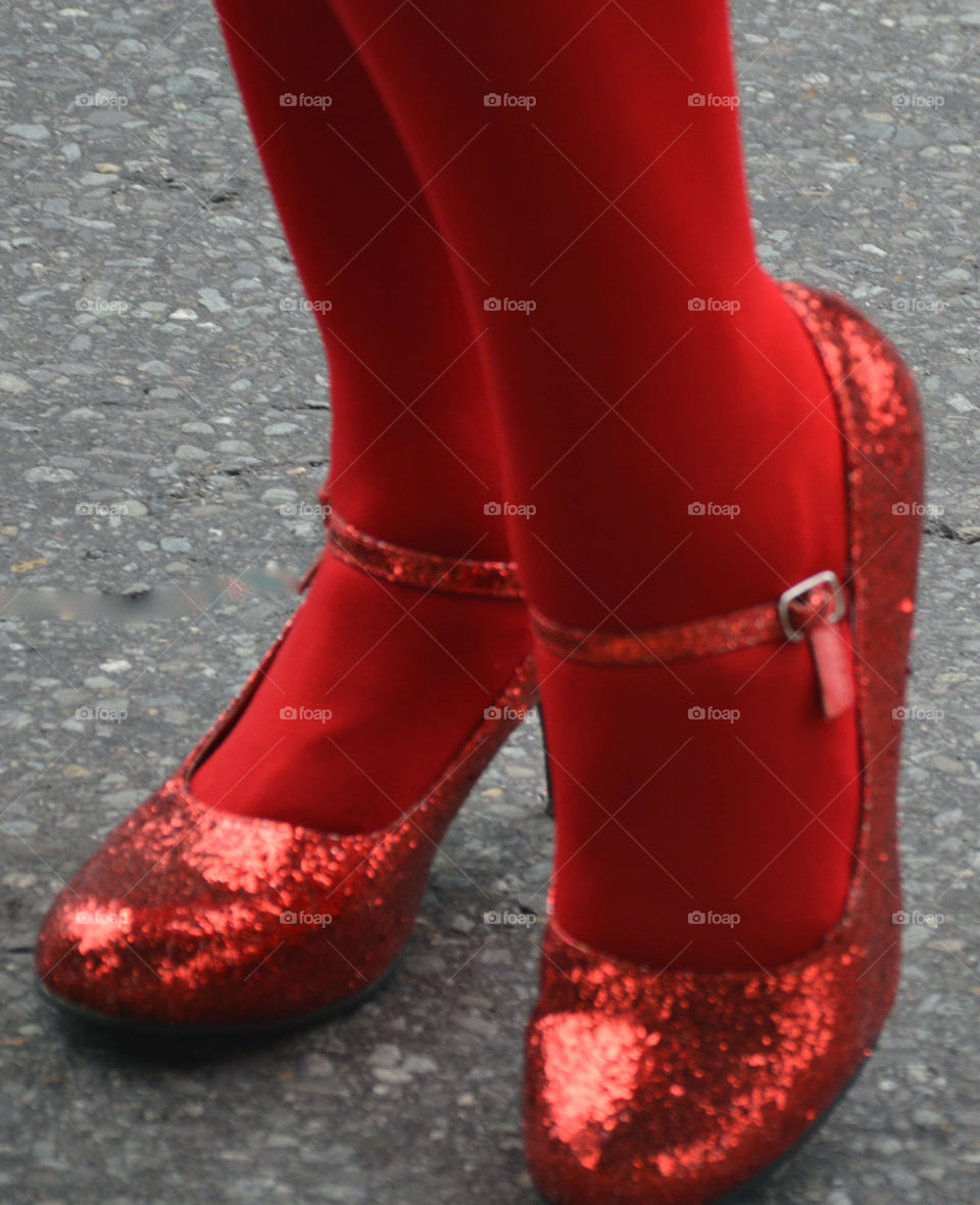 Sparkling red shoes and red socks! The Red Story! Red is color of passion. It's the color that is always seen on heart decorations on     Valentine's Day! Red is astonishing, exhilarating, and fills your world through feelings and emotions! 