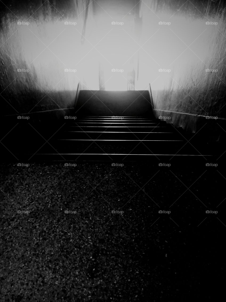 darkness horror stairway