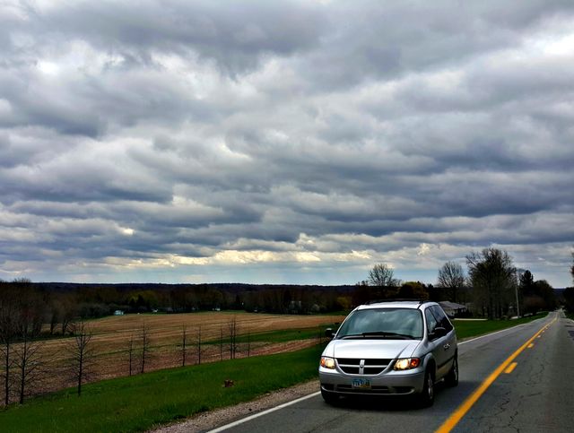 Cloudy day at Brimfield OH 