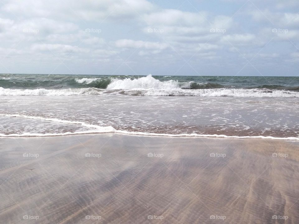 Chilling in the beach