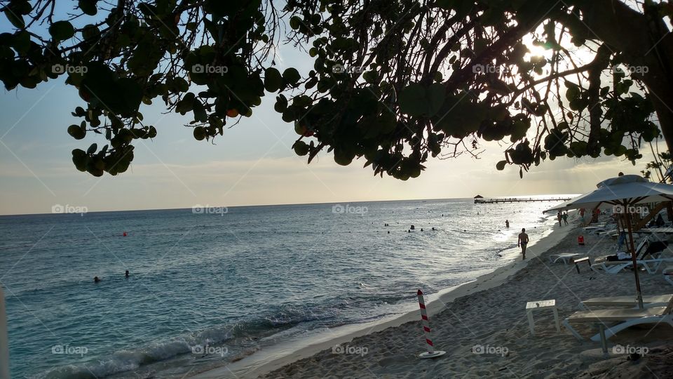 beach sunset