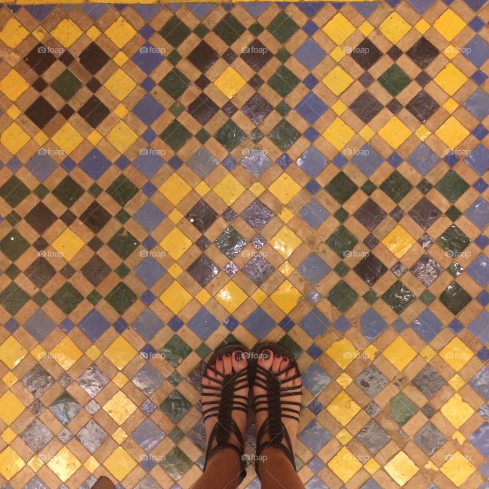 Moroccan tiles. Morocco
