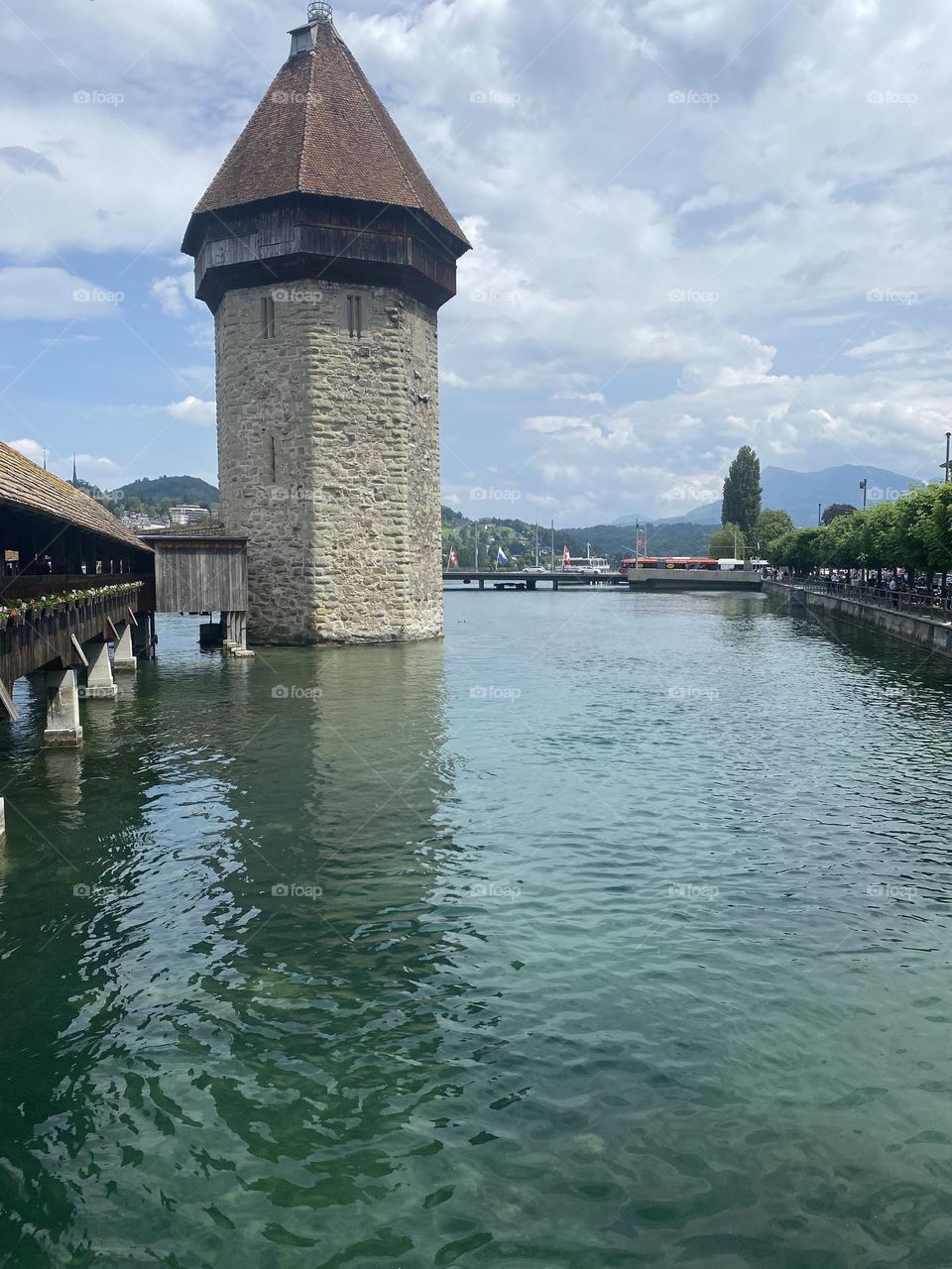 Chapel Bridge - Lucerne, Switzerland 