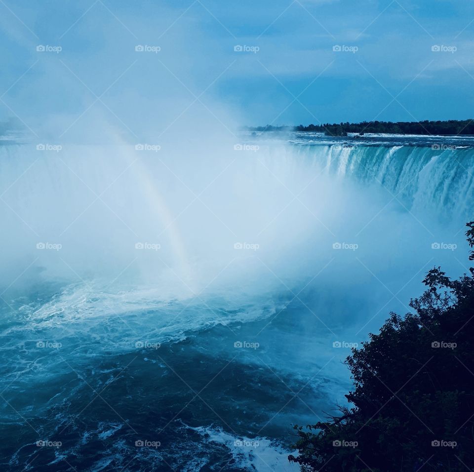 Rainbow over Niagara Falls