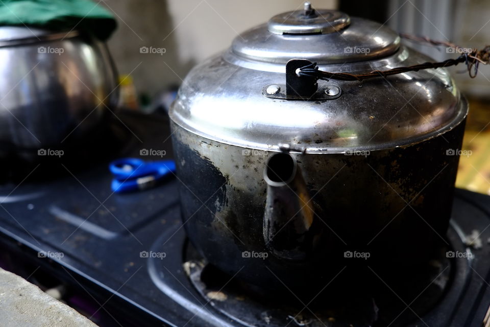 Village’s style of boiling the water 