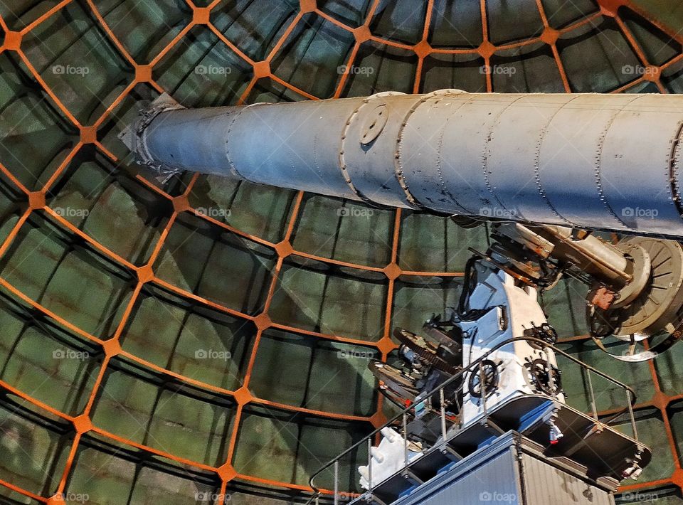 Astronomical Telescope. Telescope In A Lick Observatory
