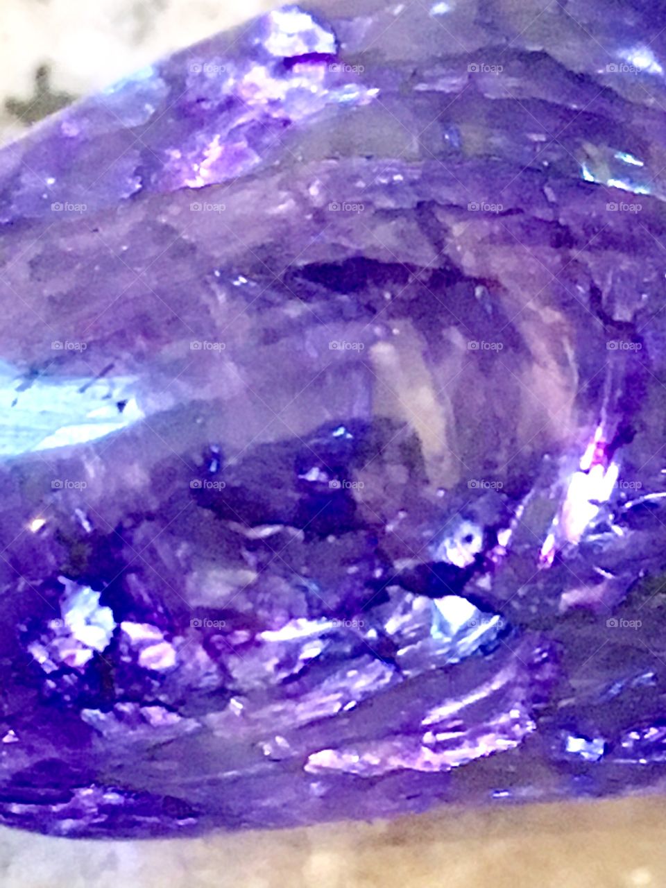 Purple crystal 
