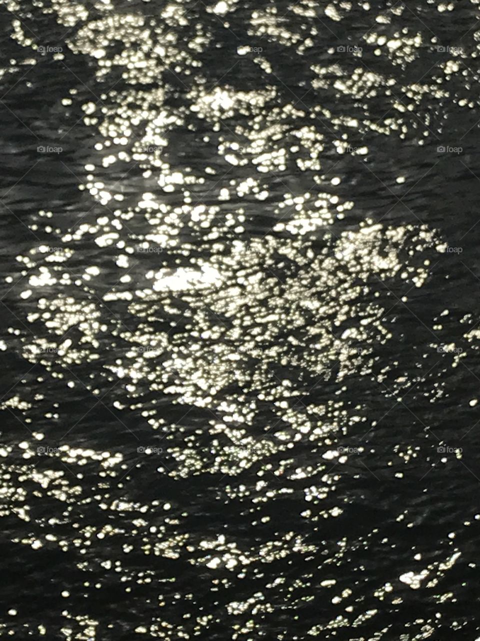 Sun reflection on river nile