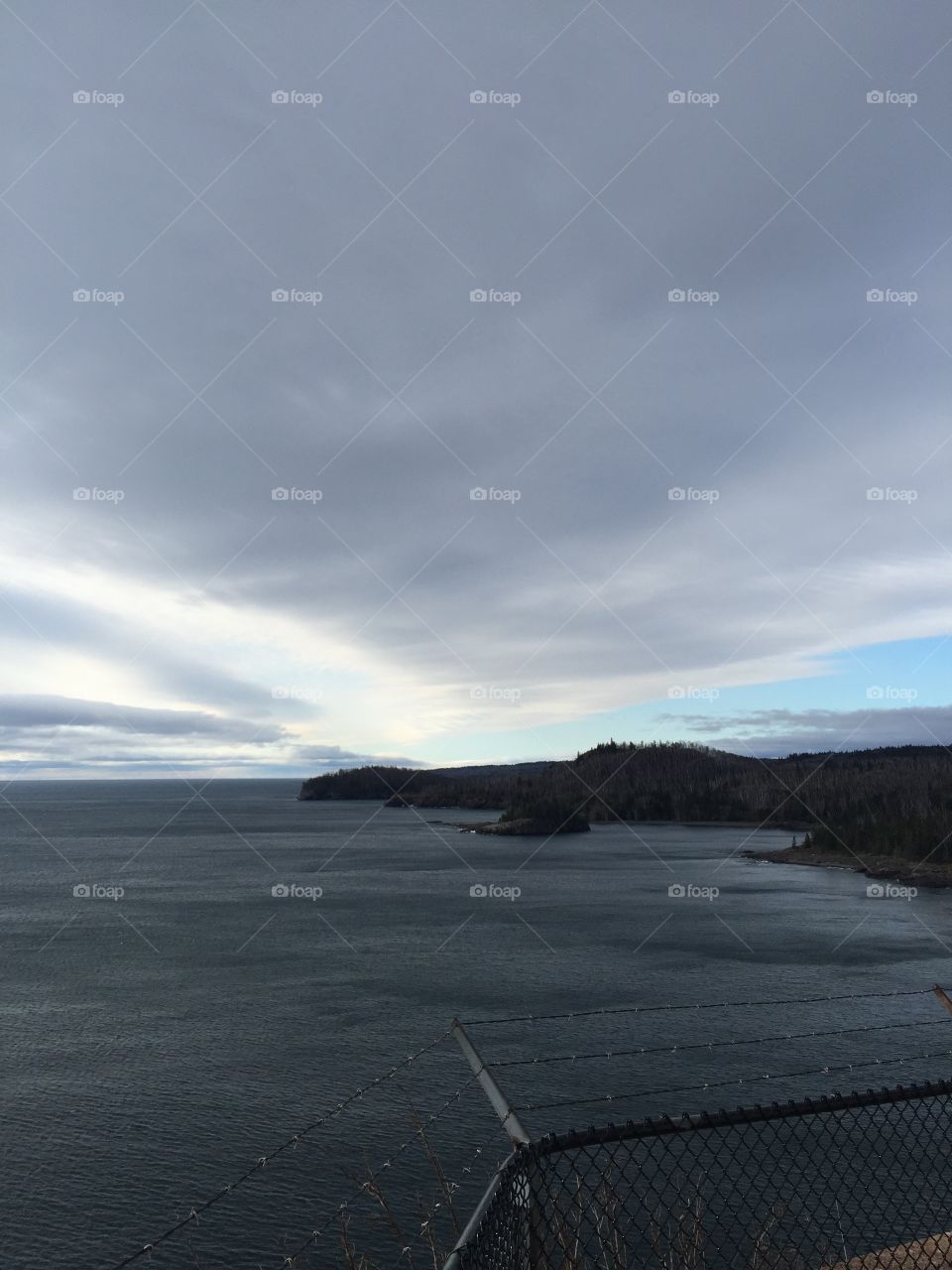 Lake Superior as seen from Split Rock in Minnesota