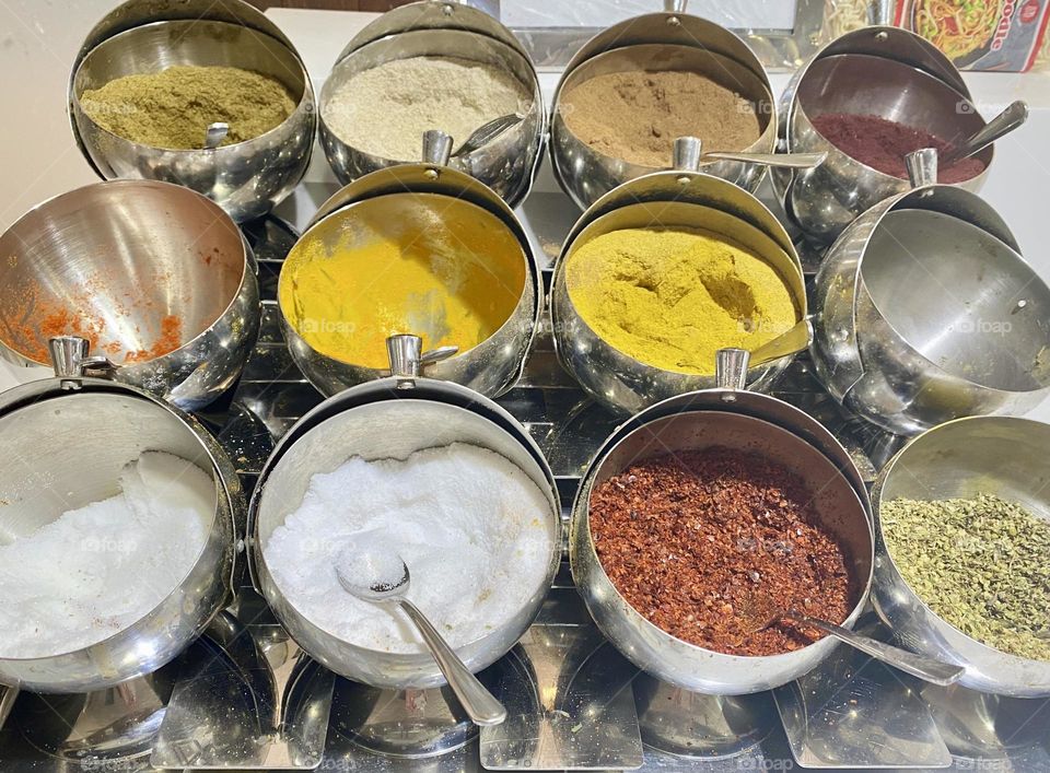 Colourful spices 