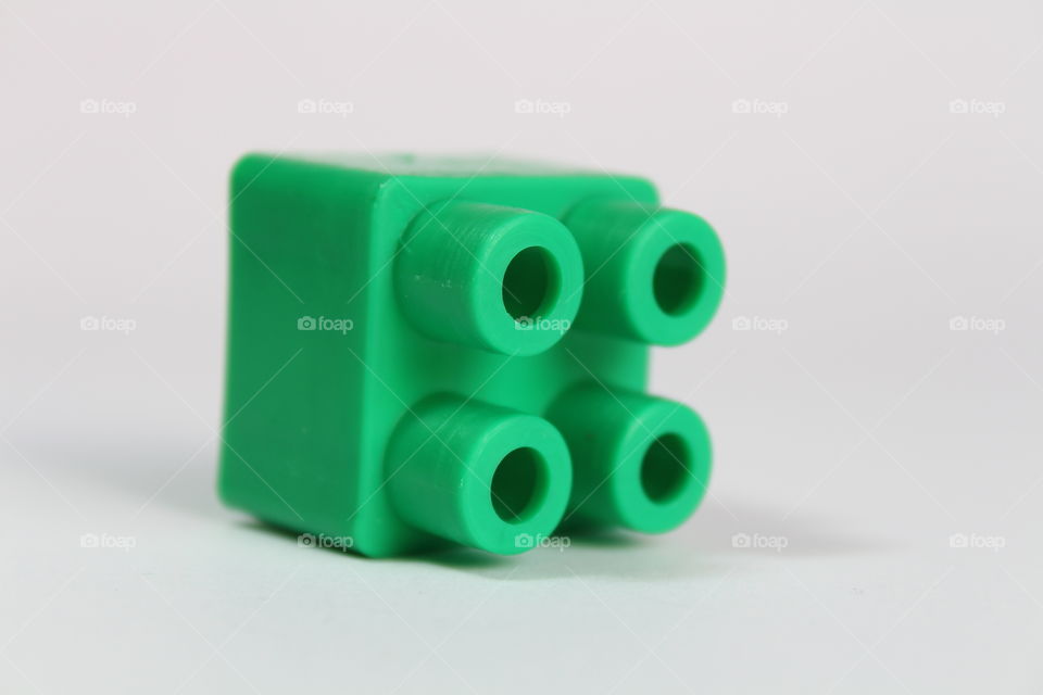 plastic toy block