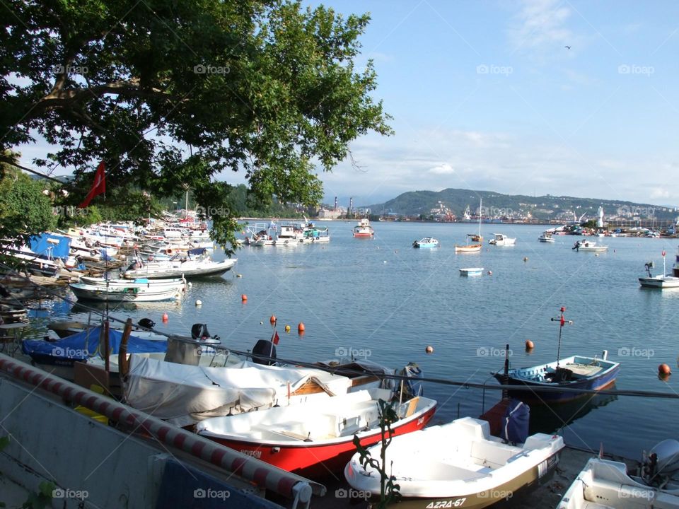 Harbor in Turkey