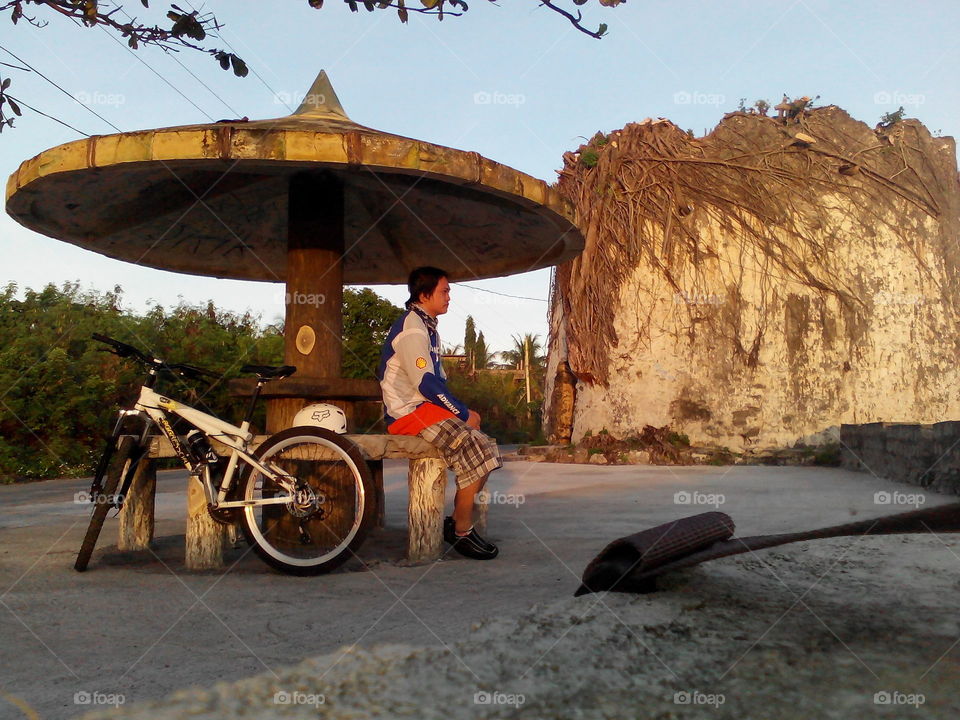 me and my bike. biking San esteban ilocos sur 