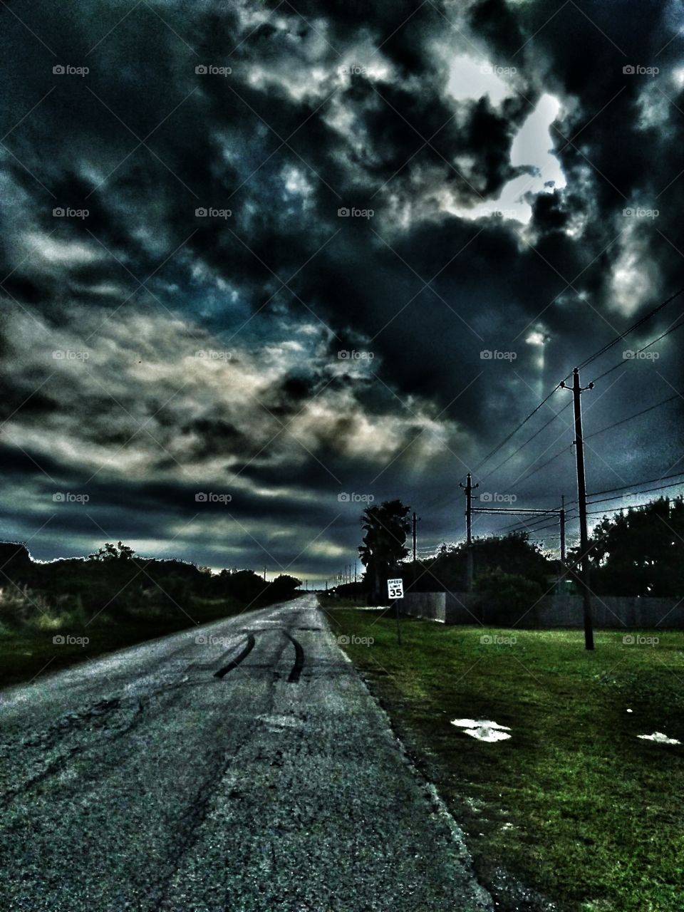 Stormy Dead End Street