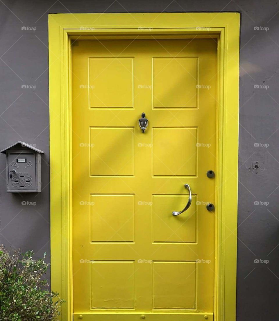 yellow door