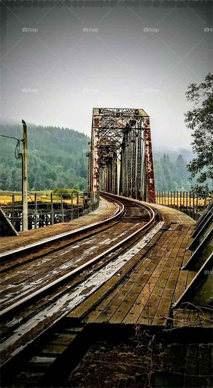 Train Bridge Oregon Coast