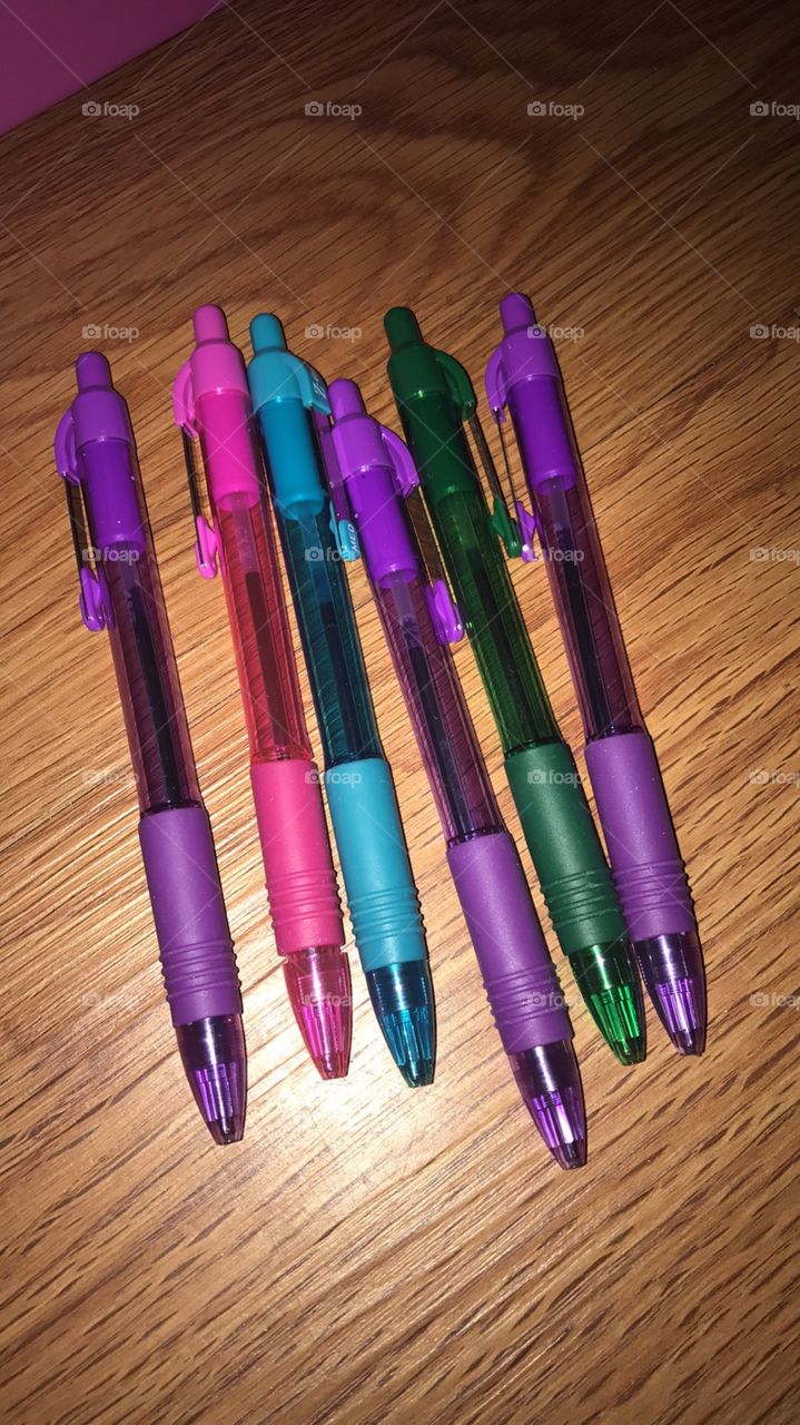 Pens of Many Colors 
