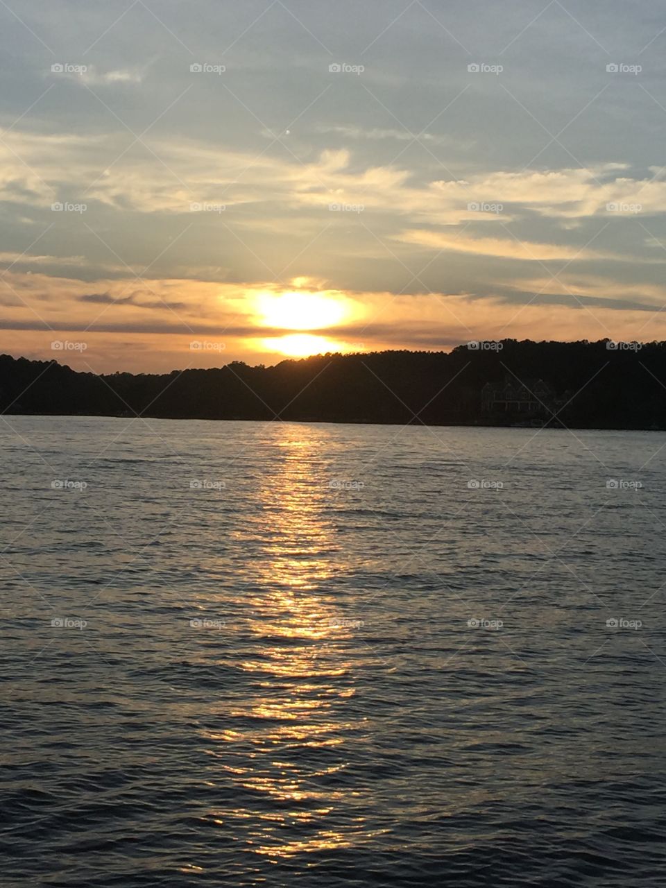 Sunset lake oconee Memorial Day 