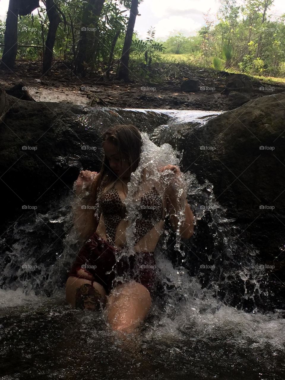 Life in motion. Little Waterfall 