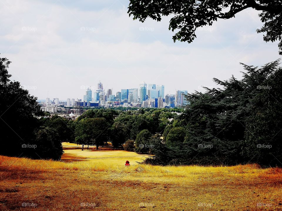 Hot day in Greenwich Park