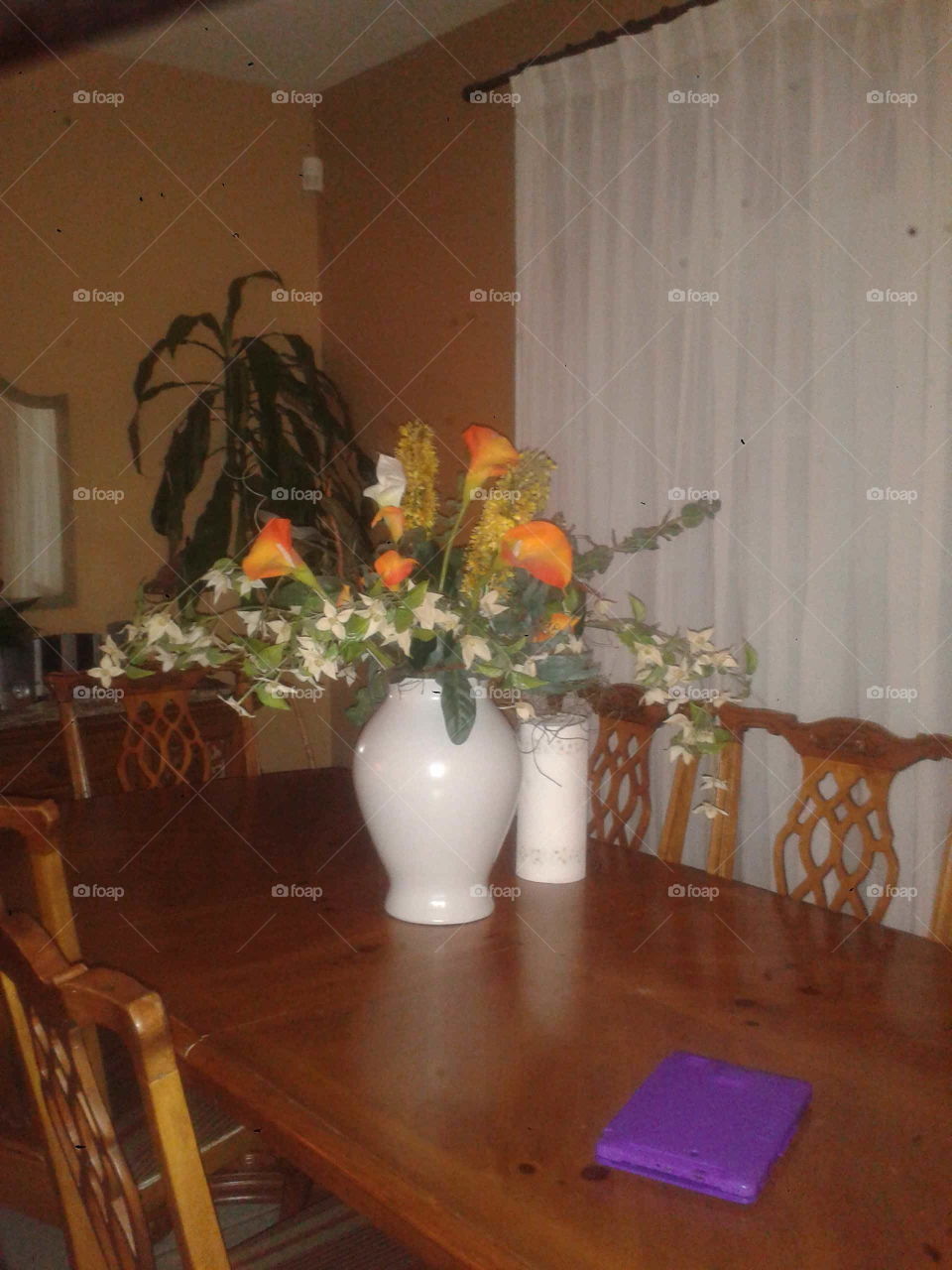 Beautiful Flowers on Table
