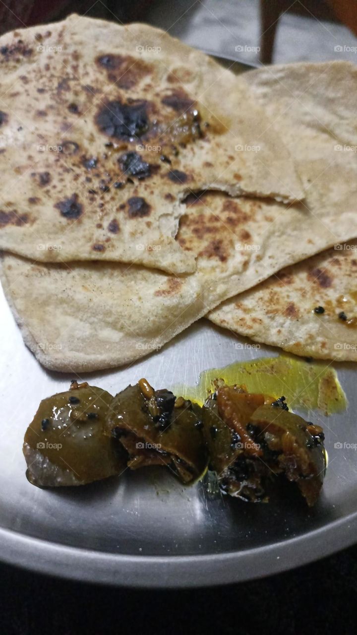 roti achar