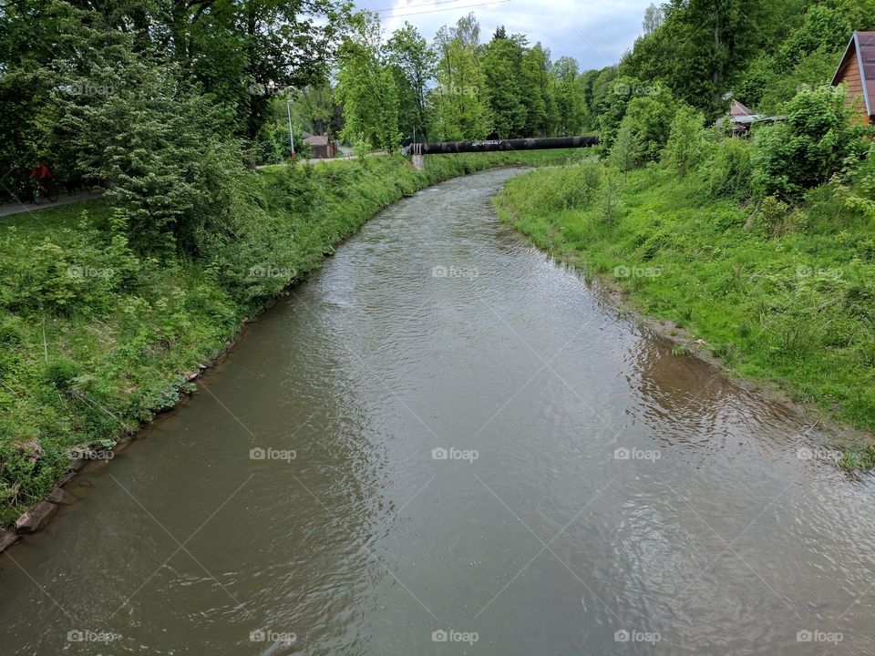 River in Trutnov Czech Republic