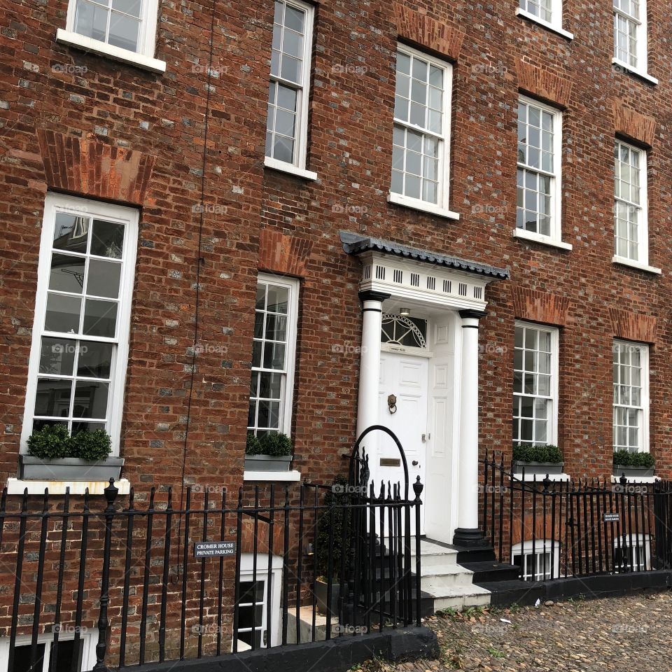 A rather elegant and spacious town house with much charm and character.