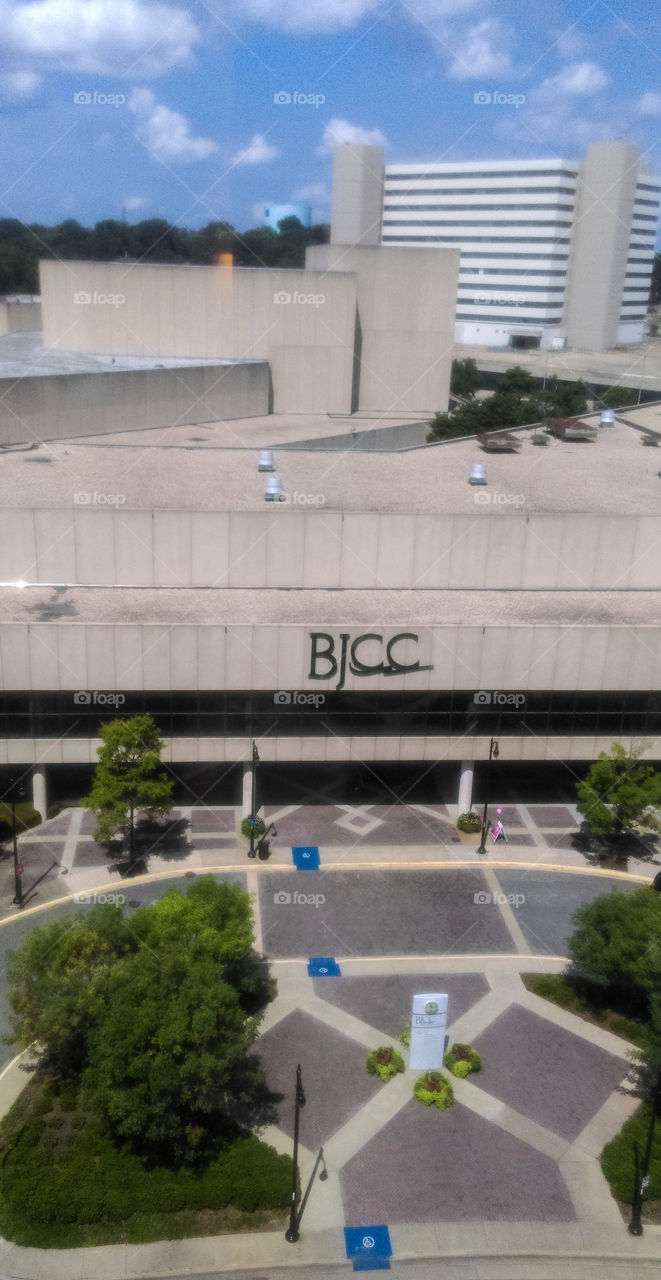 Looking down upon The BJCC