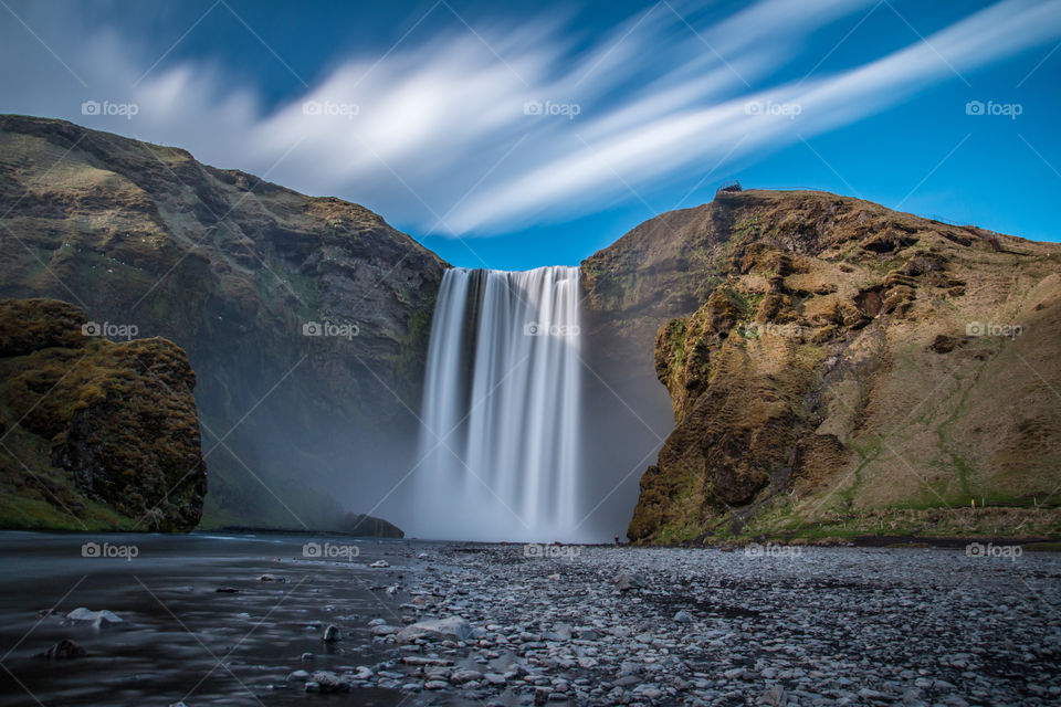 Skogafoss waterfall in Iceland