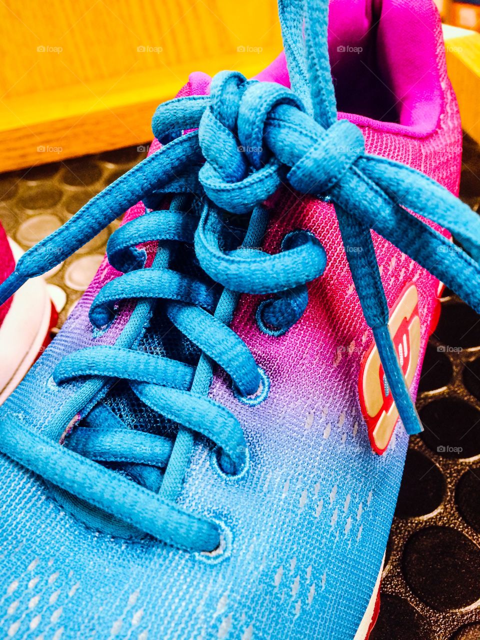 Kewl Knot. Very colorful shoes with a way kewl knot that I don't think is ever coming untied. 