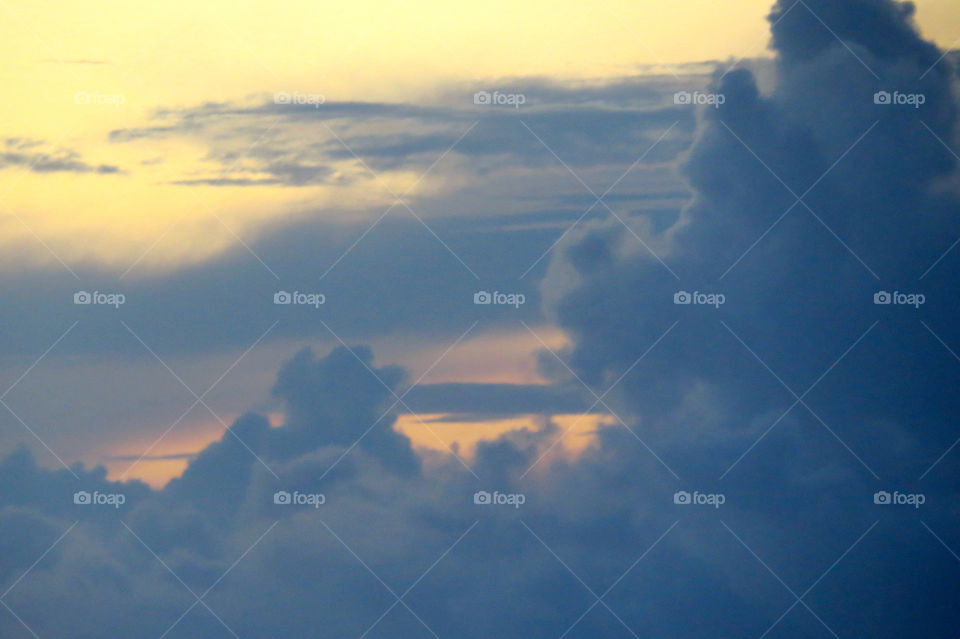 Breaking dawn on the beach