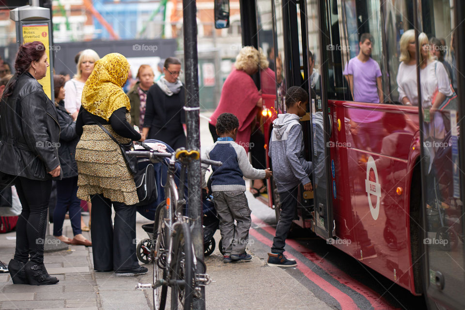 Bus stop movement