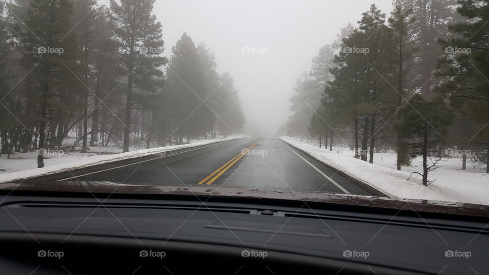 Snow in Grand Canyon