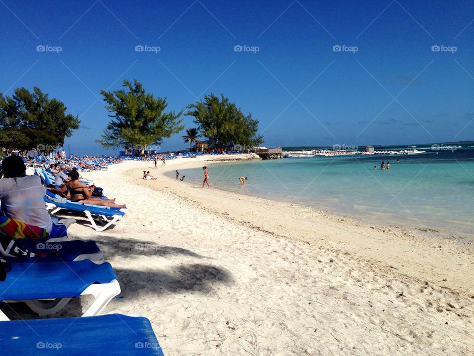 People at the beach