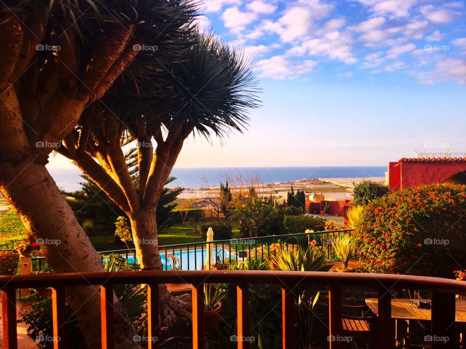 Amazing breathtaking views at summer