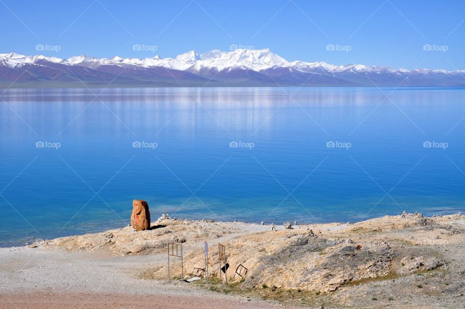 beautiful namtso lake in Tibet