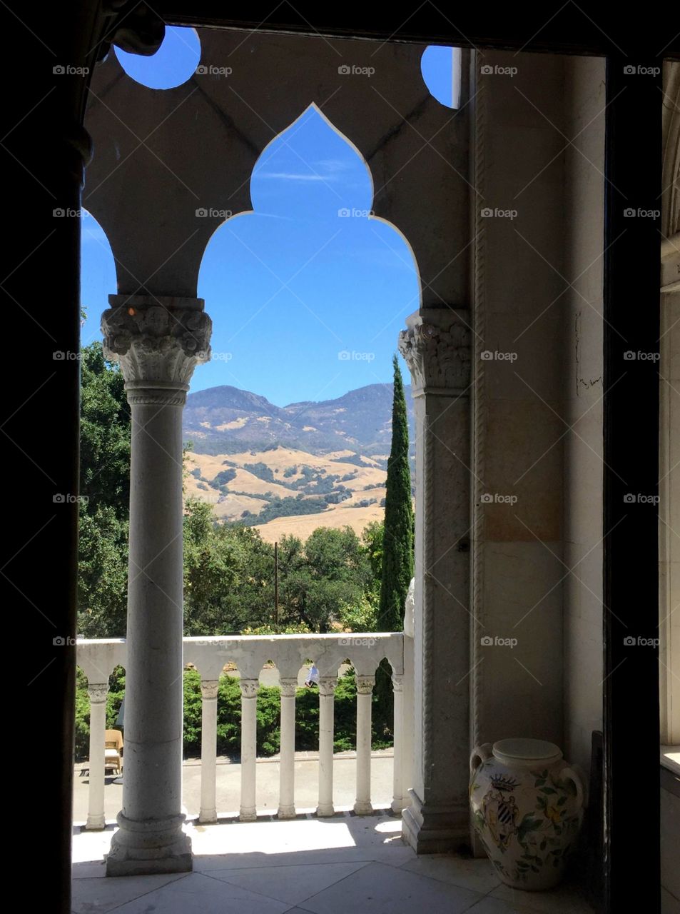 View from Hearst Castle