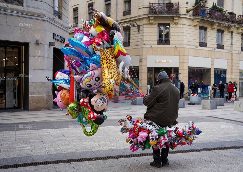 Street Balloon seller