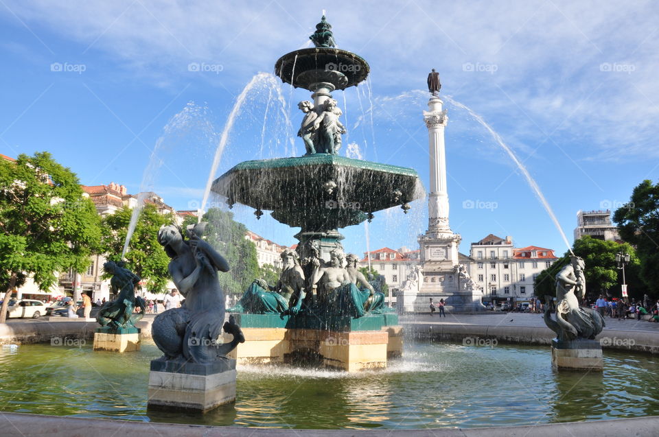 Praça do Rossio, Lisbon, Portugal