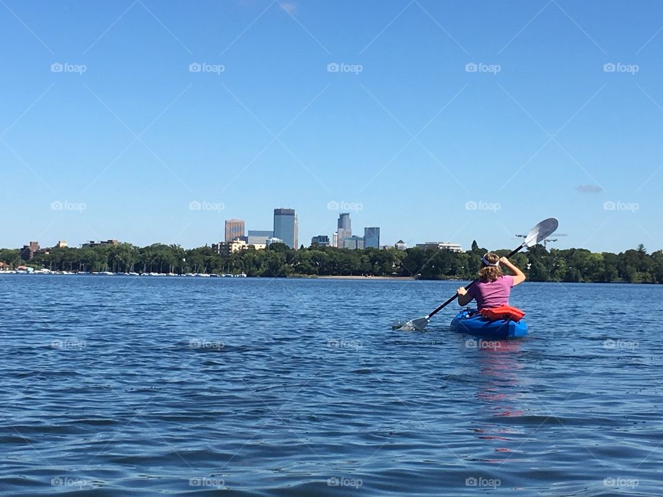 Kayak Lake Calhoun