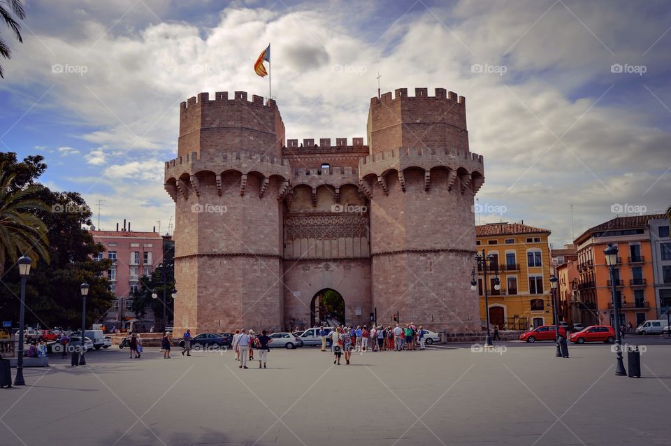 The Torres de Serranos ,valencia, spain