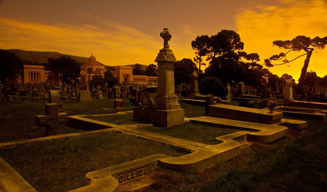 san francisco landscape dark night by Sheldonsteere