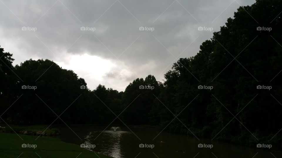 thunderstorm. the thunderstorm is almost here
